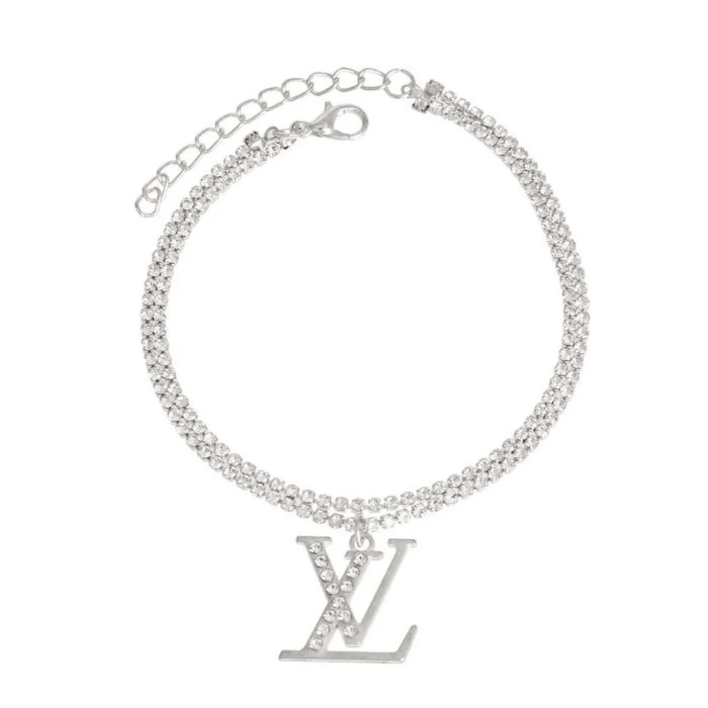 Iced Chain Anklets - Picture 2 of 3